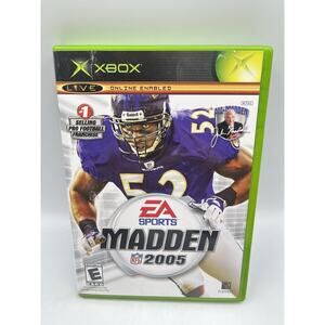 Madden NFL 2005 (Microsoft Xbox, 2004) Complete Tested